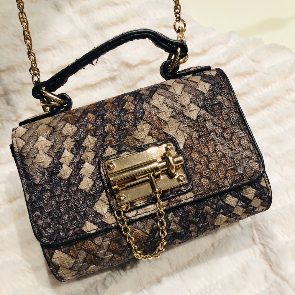 Brown Chain Purse